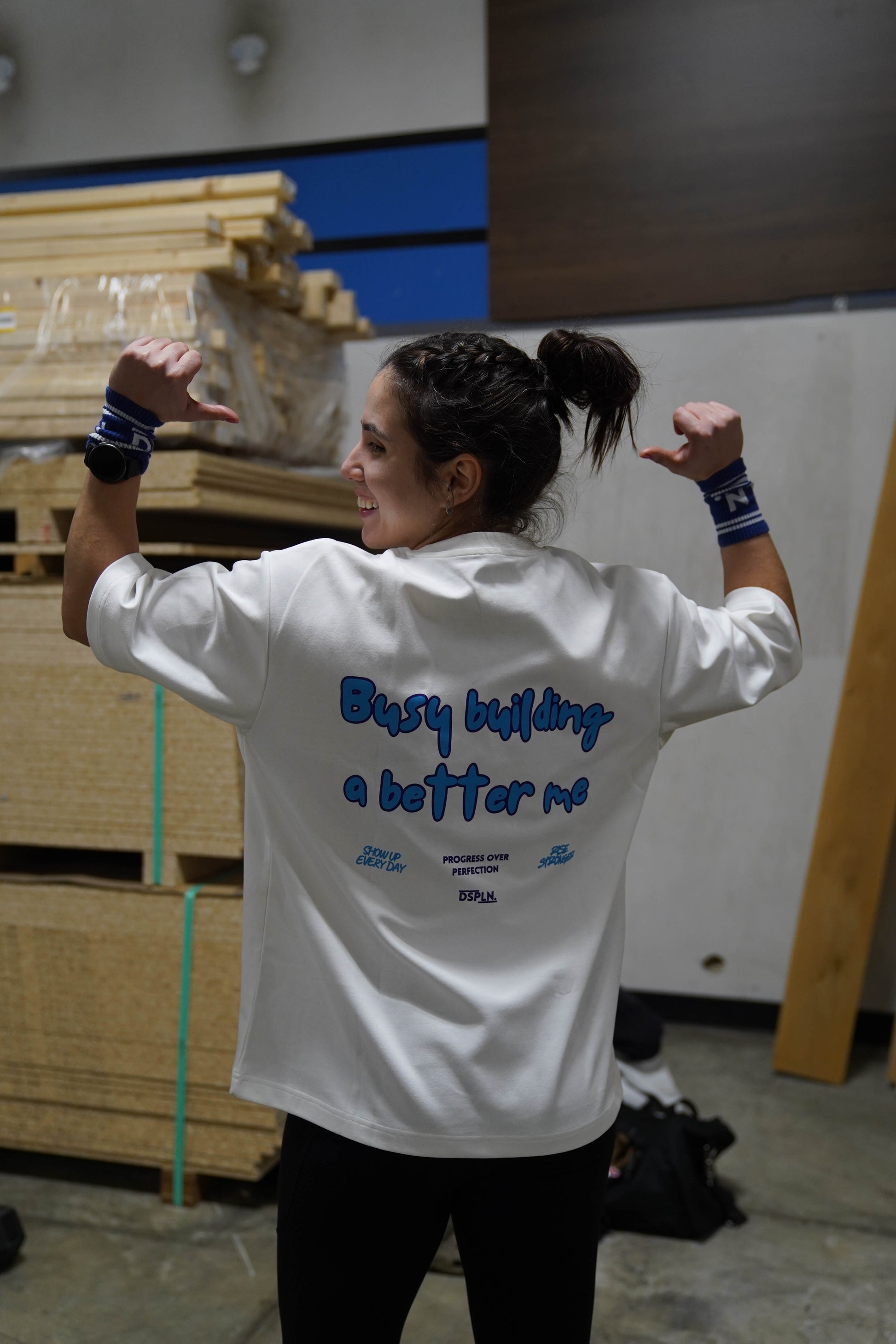DSPLN Performance Tee - Busy building a Better me